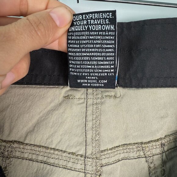Kuhl Mens Shorts Ramblr Green/Brown Size 40 - Picture 10 of 11